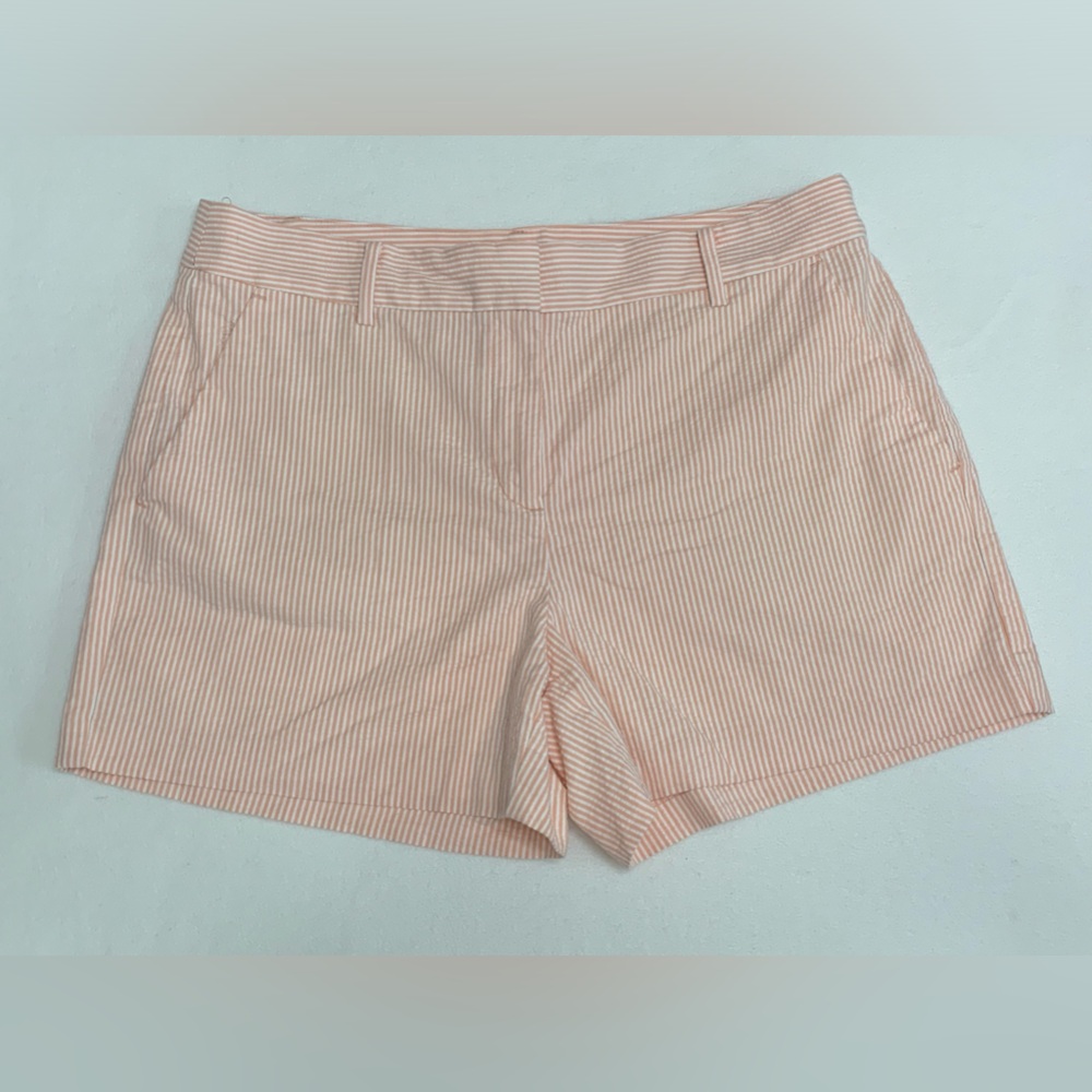 LOFT Pink and White Striped Women’s Shorts